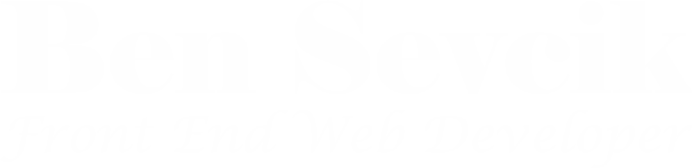 Ben Sevcik Web Developer Logo